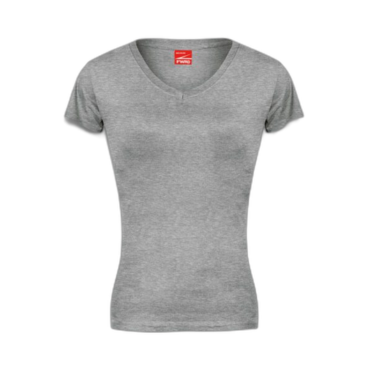 Ladies Fitted Spandex V-Neck T-Shirt